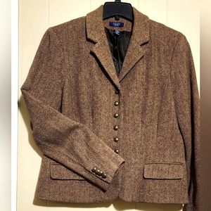 CHAPS brand XL 75% wool women's blazer. Excellent condition.